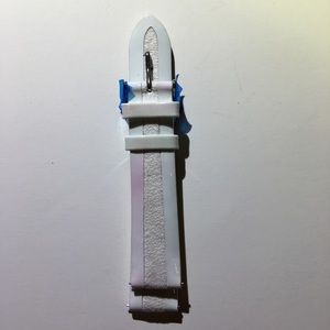 Michele 18mm White Watch Band